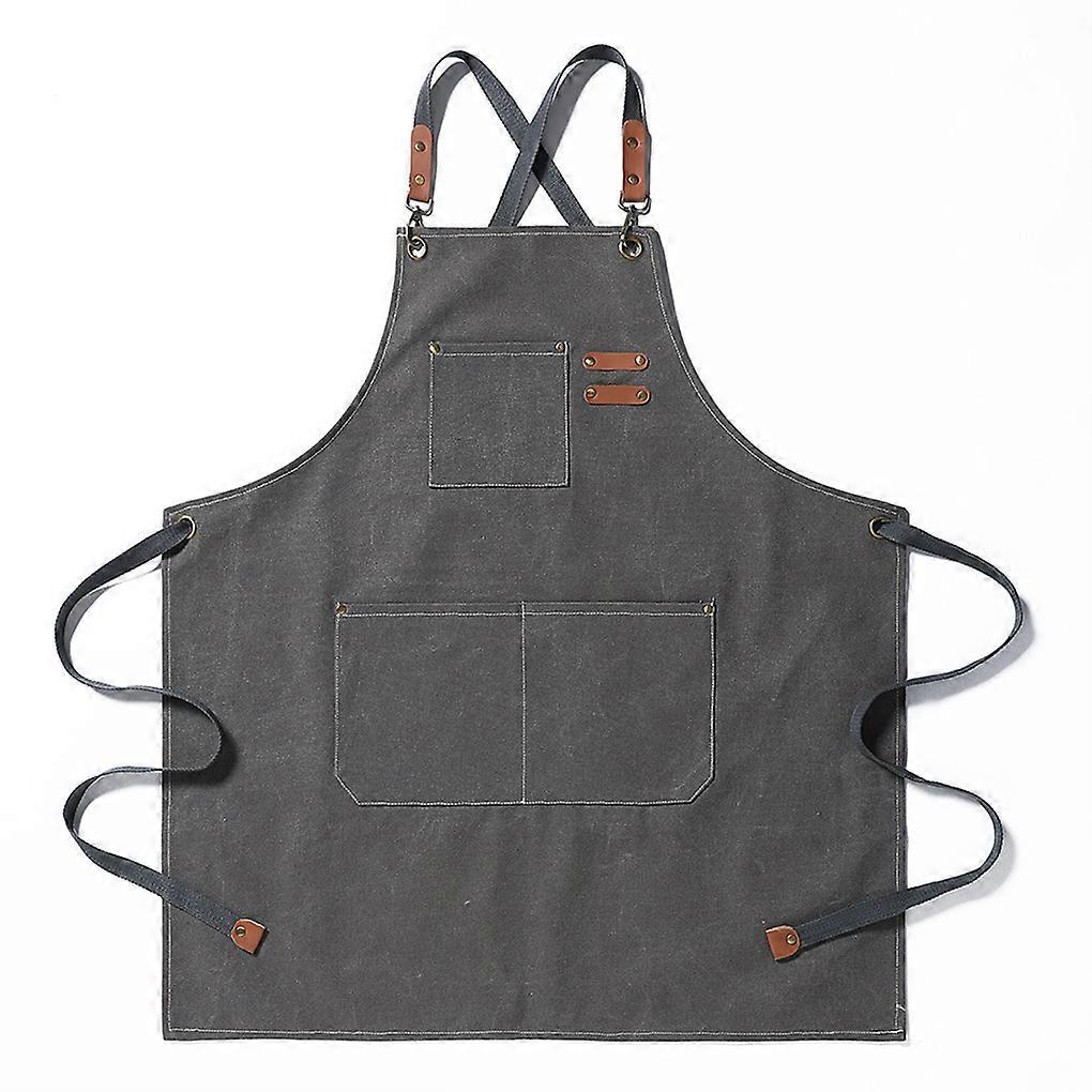 Premium Cotton Canvas Apron Multi Pocket
