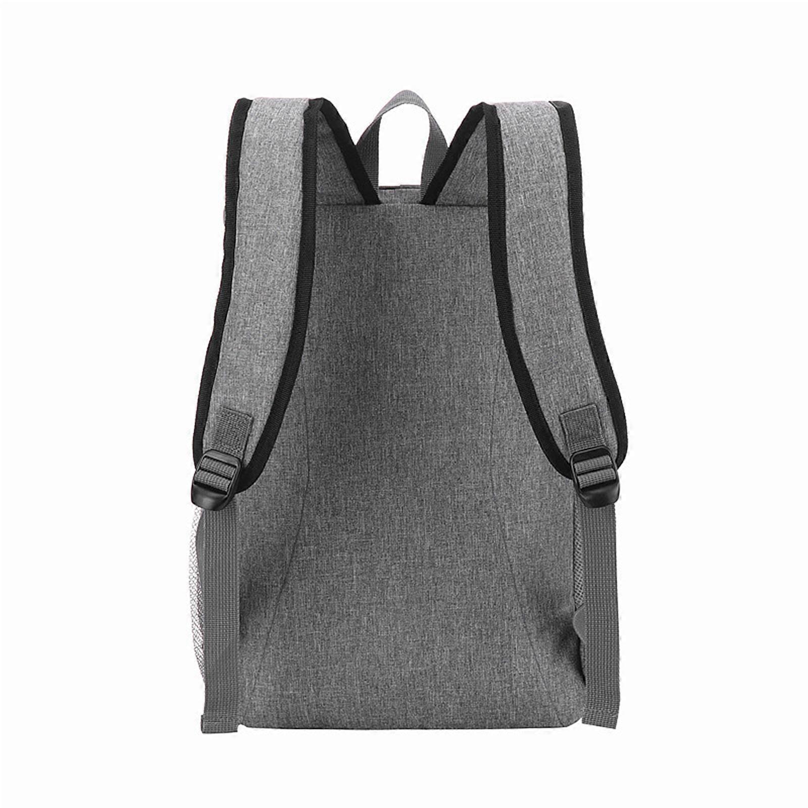 Insulated Cooler Backpack Water Proof Leakproof Multifunctional Cooler Lunch Backpack Gray