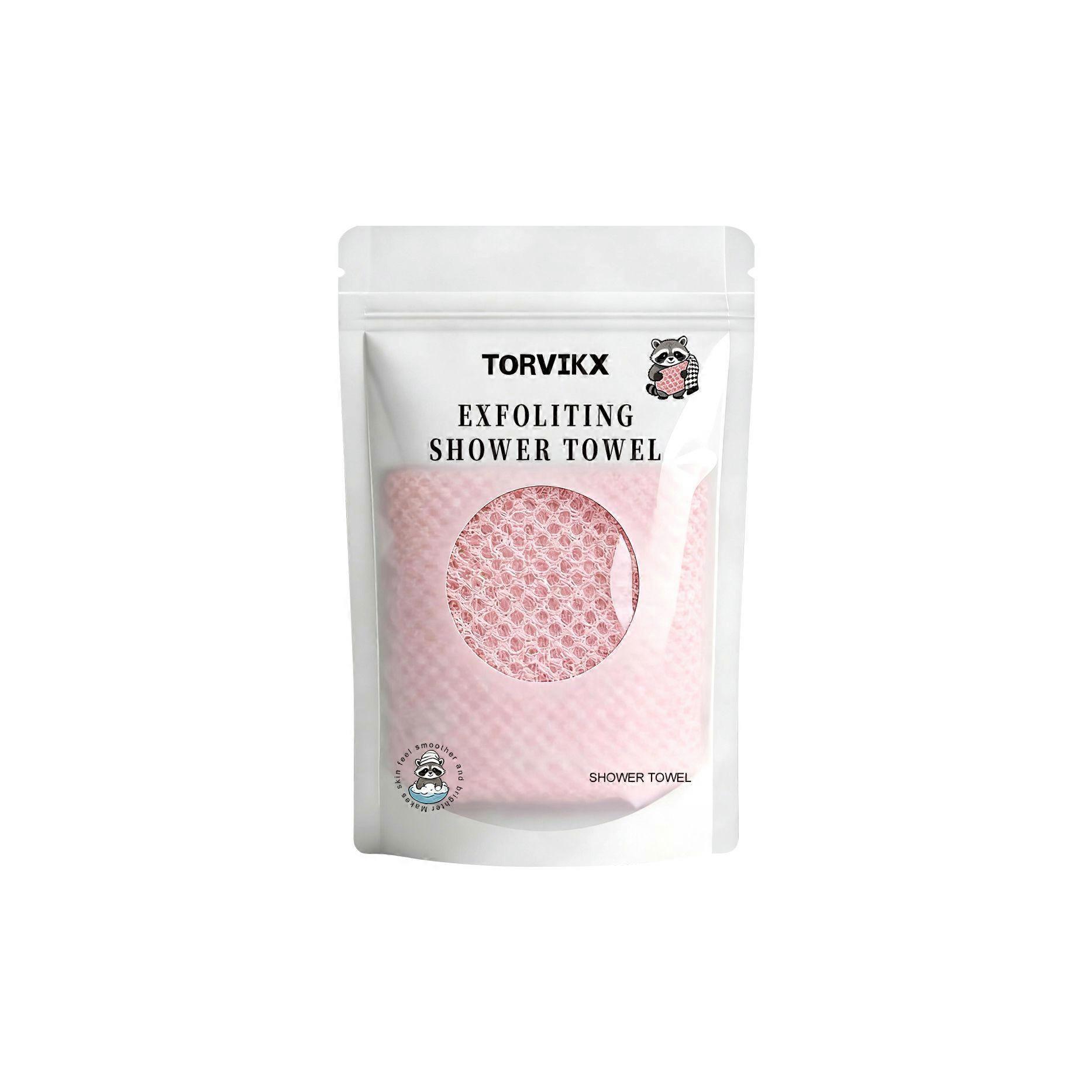 TORVIKX Exfoliating Shower Towel