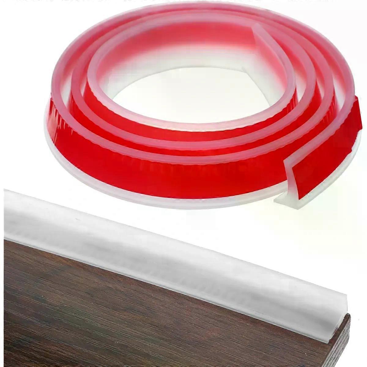 Shower Threshold Water Barrier Strip, Easy Cut