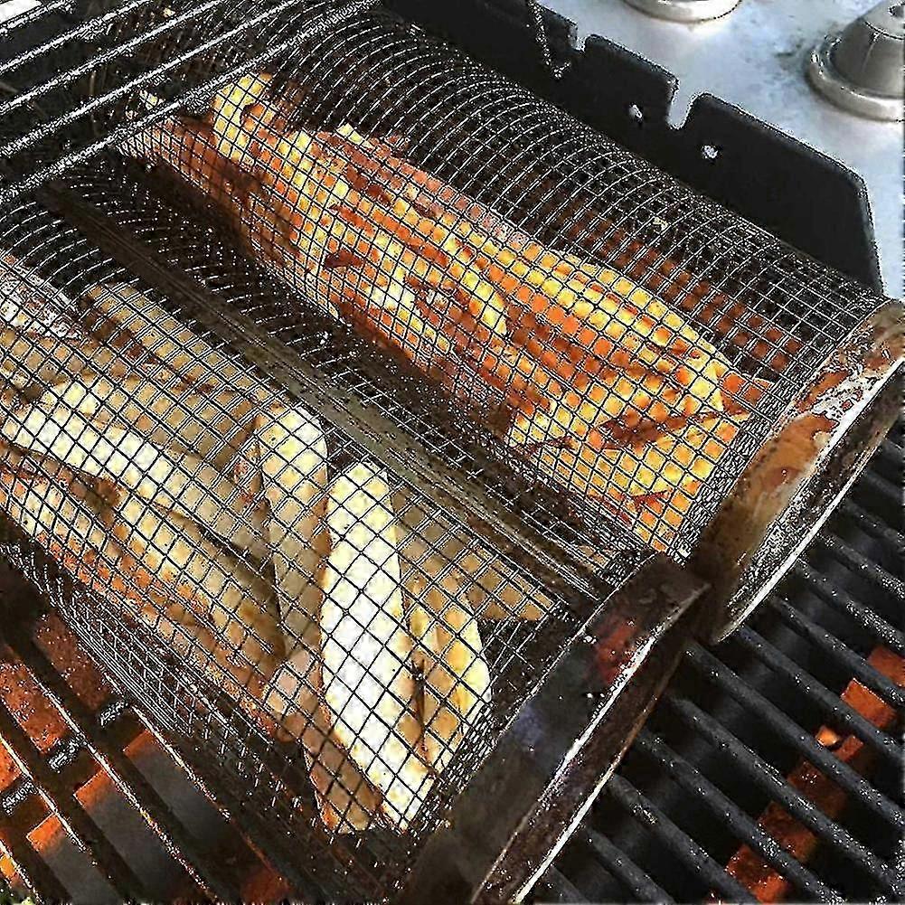 Reusable Cylindrical Grill Container