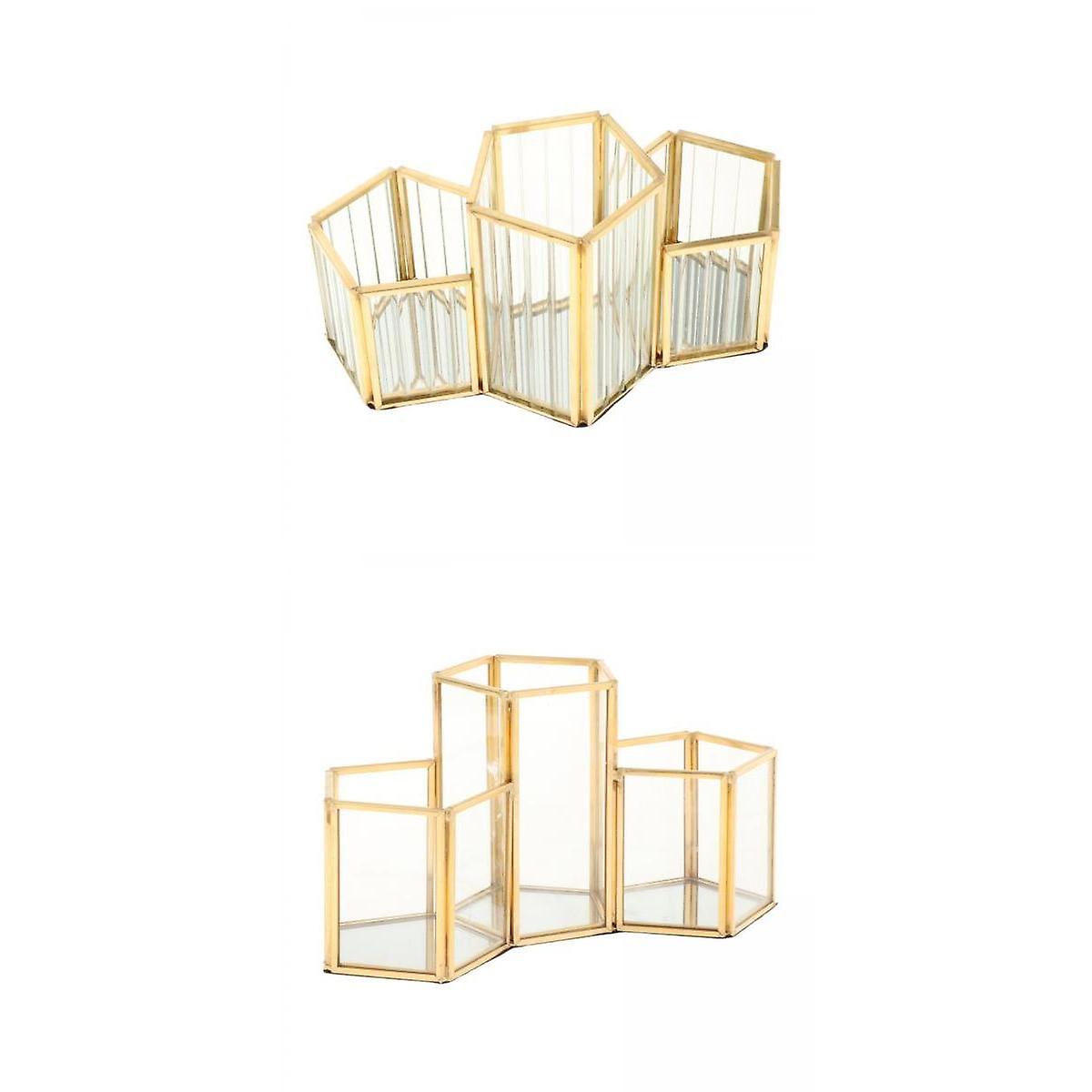 Cosmetic Brush Storage Organizer Combination Designs Three Grid for Eyeliner