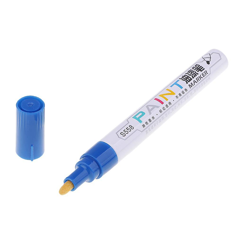 ماء دائم الطلاء القلم الإطارات المعدنية في الهواء الطلق وسم الحبر ماركر أبيض