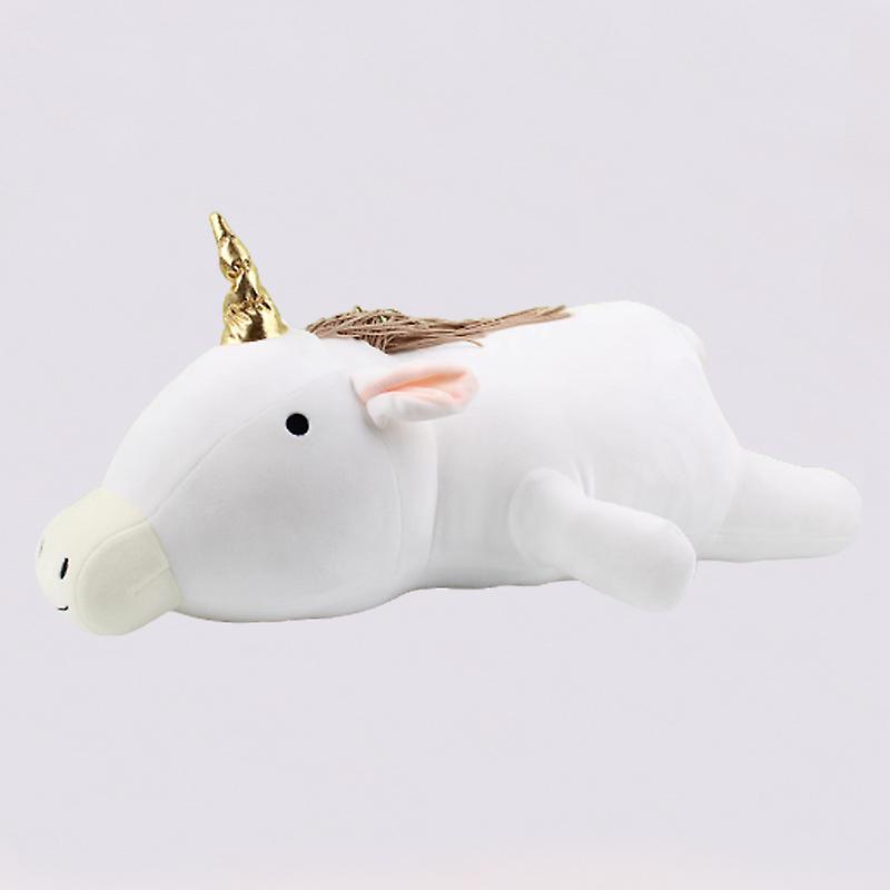 White Unicorn Plush Toy Pillow