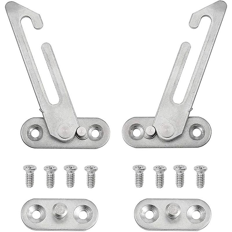 Set of 2 window openers made of 304 stainless steel with screws for windows on the left and on the right