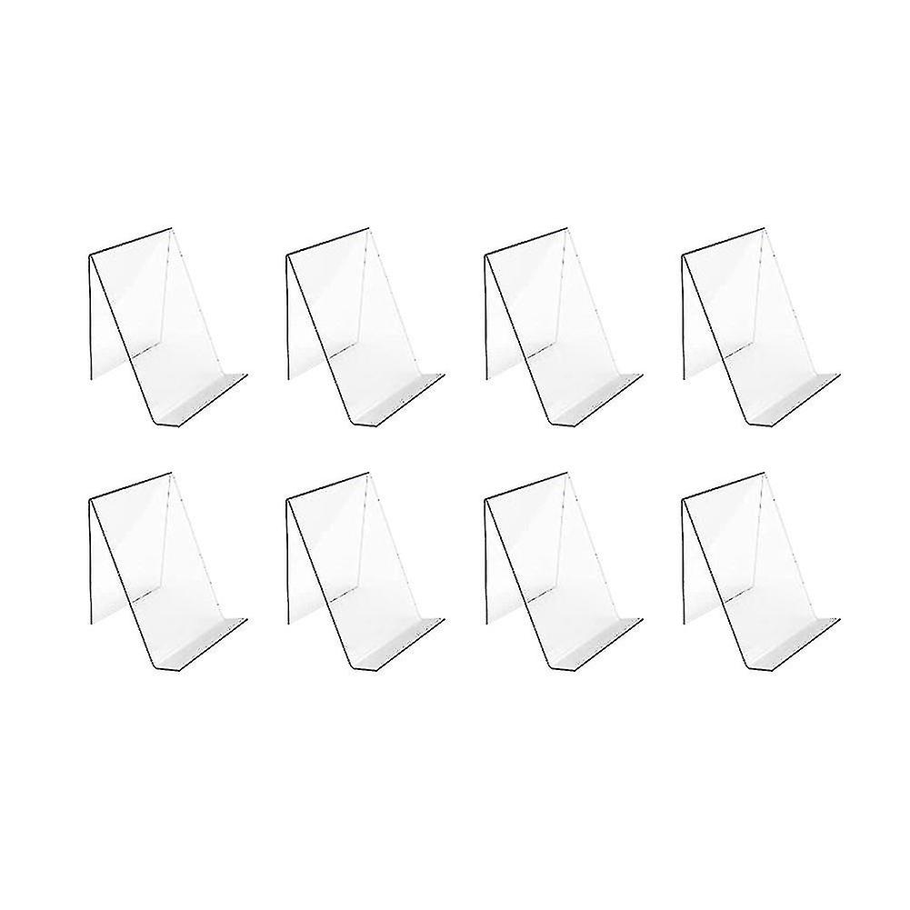 Compatible With8 Pcs Acrylic Book Stand Display Easel For Displaying Pictures