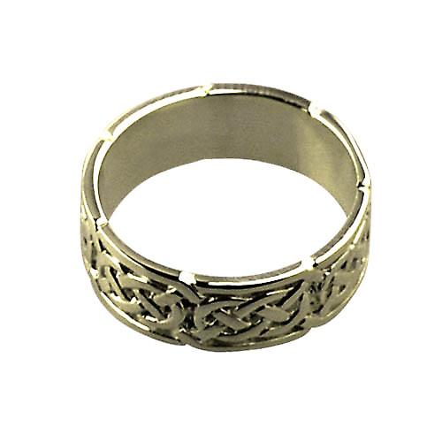 18ct Gold 6mm Celtic Wedding Ring Size Q