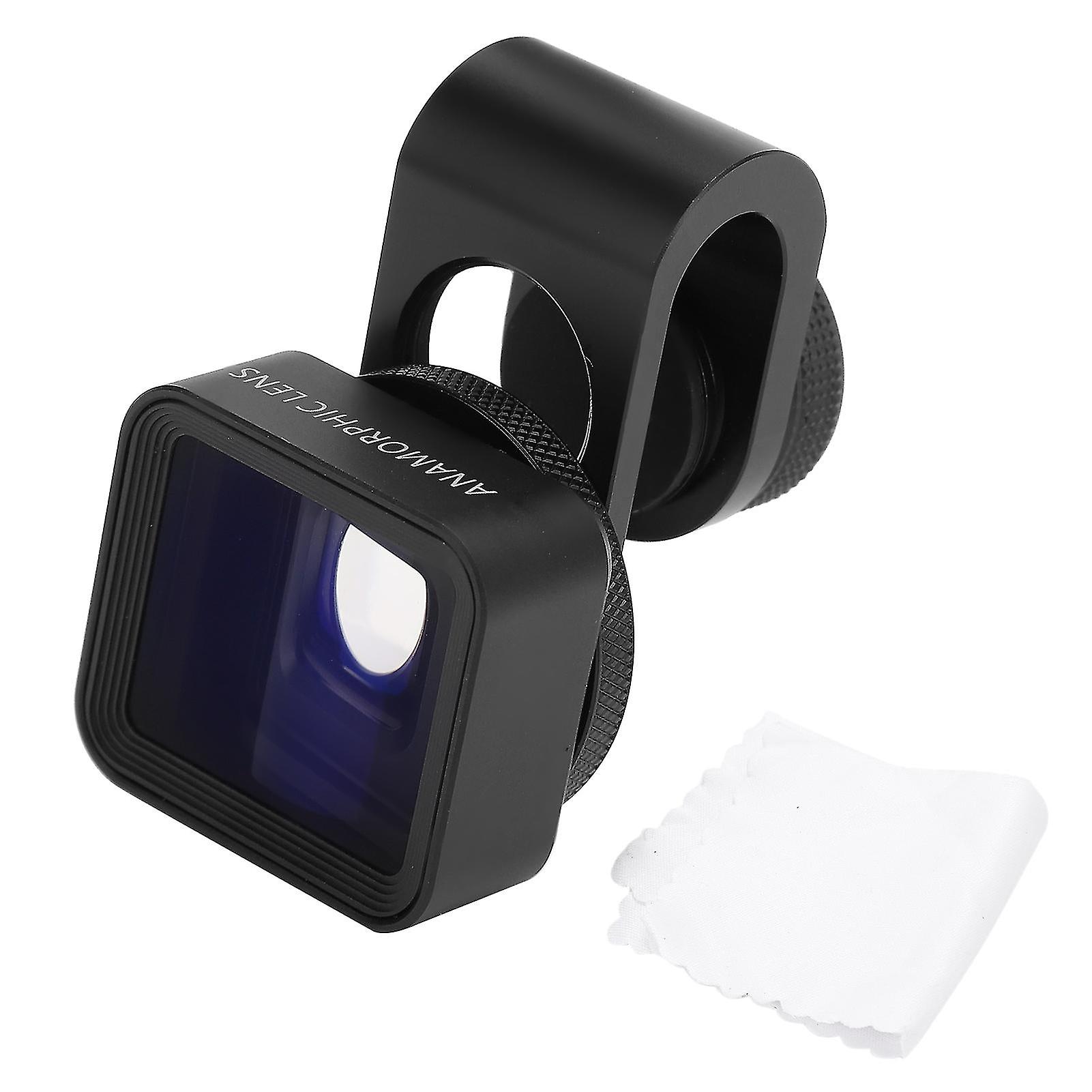 Mobile Anamorphic Lens 1.33x Wide Screen Deformation Filmmaking Lens For Phones / Ios Pad