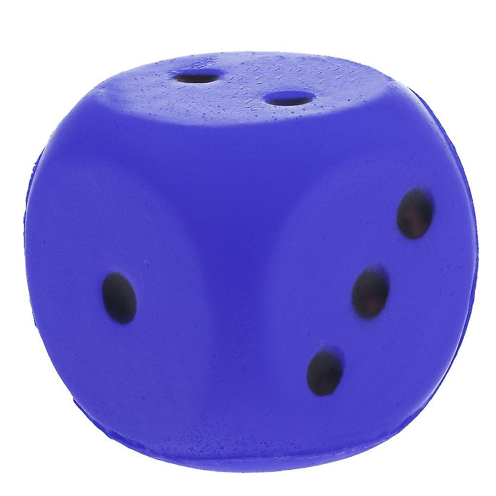 Sponge Dice Foam Dot Dice Playing Dice for Teaching Education Toy Blue