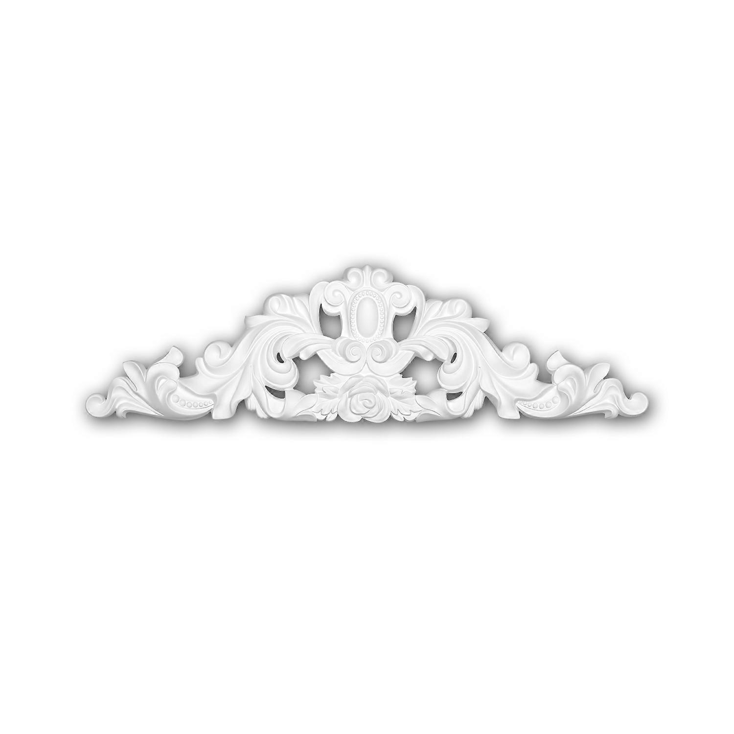 e-Delux GmbH 1 x Élément décoratif 160021 Profhome blanc Mousse de polyuréthane rigide prétraité léger, solide, indéformable