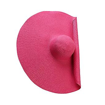 Ponadgabarytowe słomkowe kapelusze plażowe dla kobiet Floppy Straw Sun Hed Damski słomkowy kapelusz z szerokim rondem Packable Beach Sun Protection Hed