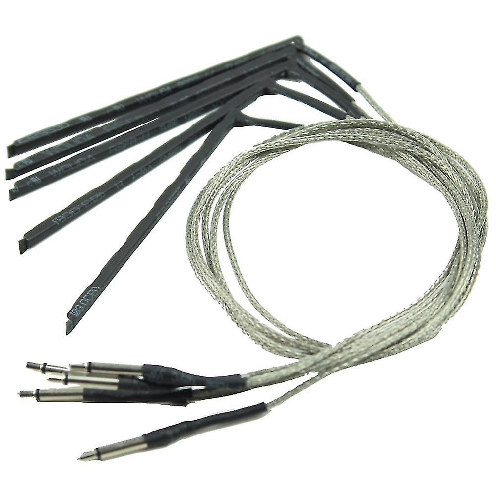 5 Pcs Bendable Acoustic Guitar Transducer Sensitivity Piezo Bridge Pickup Cable