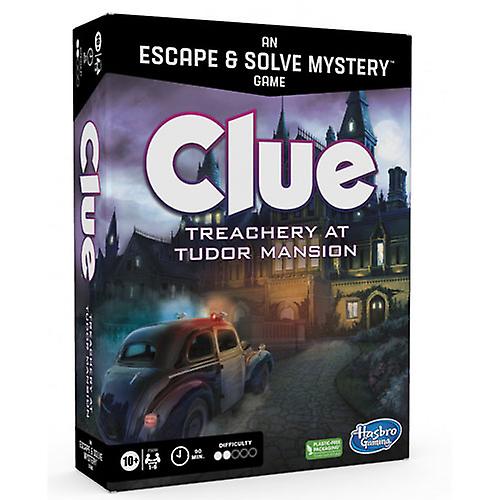 TUDOR MANSION Hasbro Clue Escape and Solve Board Game 1 to 6 Players Ages 10+