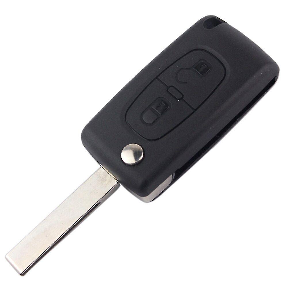 2 Button Car Remote Flip Key Fob Case Shell For Citroen C2 C5 C3 C4 C6 C8 Ce0523