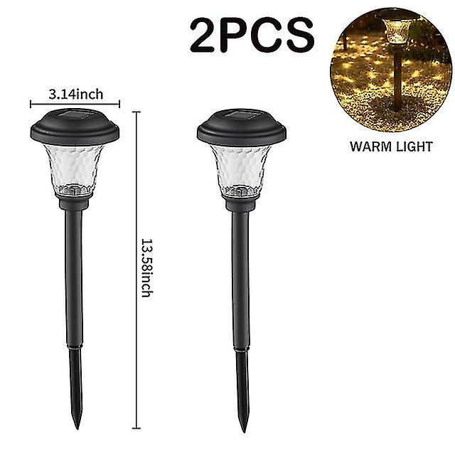 2 قطع الشمسية أضواء في الهواء الطلق حديقة ديكور الحديقة الخفيفة للماء Summar فناء مسار المناظر الطبيعية الشمسية حديقة الحديقة الخفيفة