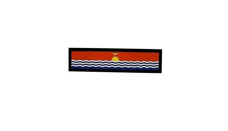Patch Patch Patch Brode Prints Travel Souvenir Backpack Flag Kiribati R2