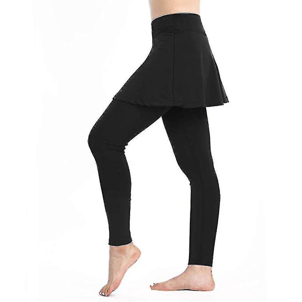 Skirt Leggings Tennis Pants Womens Casual Push Up Tights Sports
