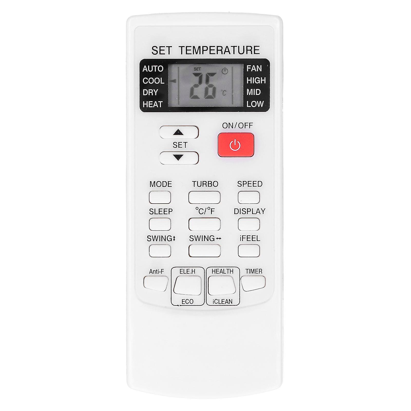 Replacement Remote Control, Fit For Aux Air Conditioner, Display Celsius Fahrenheit, No Programming Needed, Ir Remote For Your Convenience