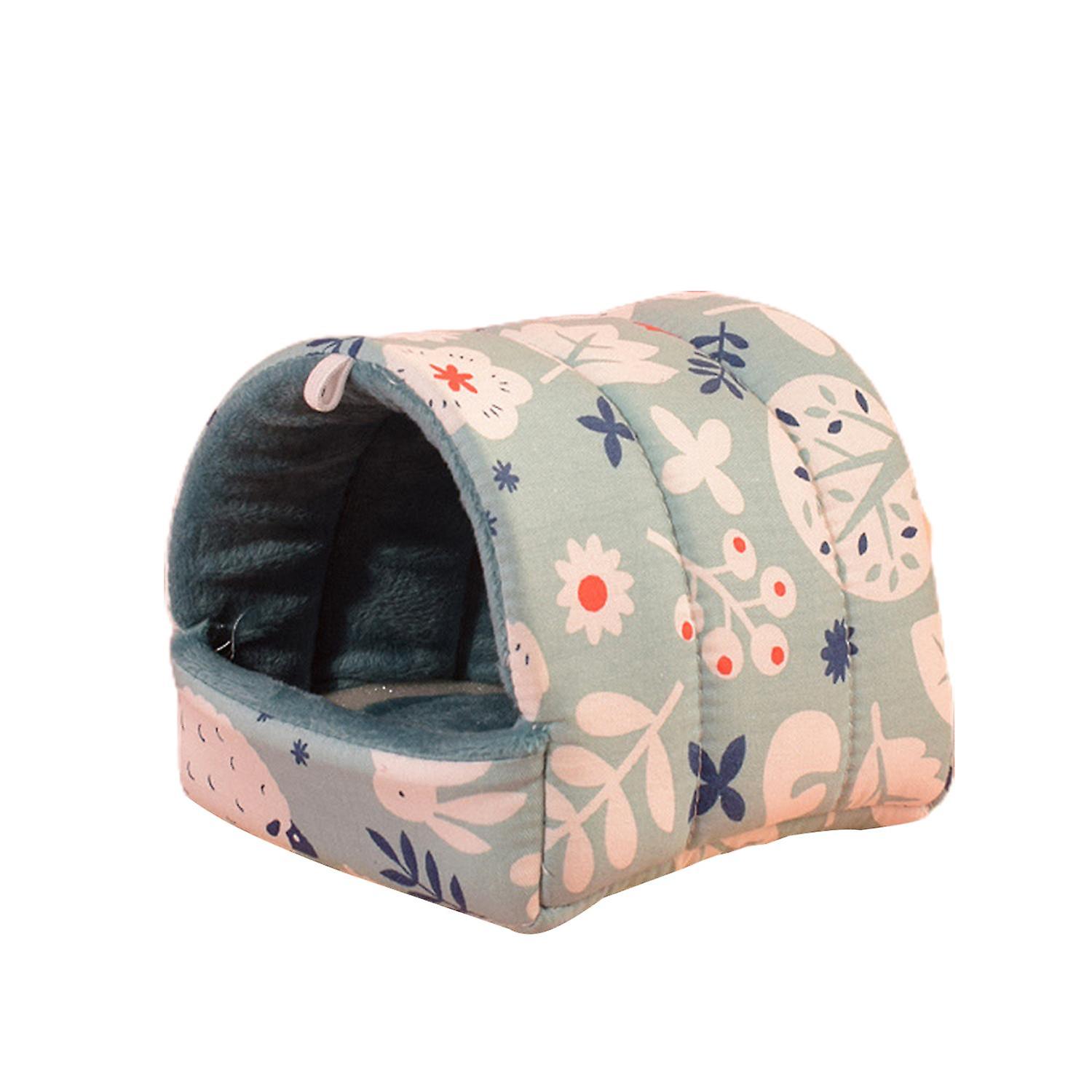 Hamster Nest Printing Semi-closed Soft Big Space Keep Warm Practical Elephant Pattern Hamster Bed