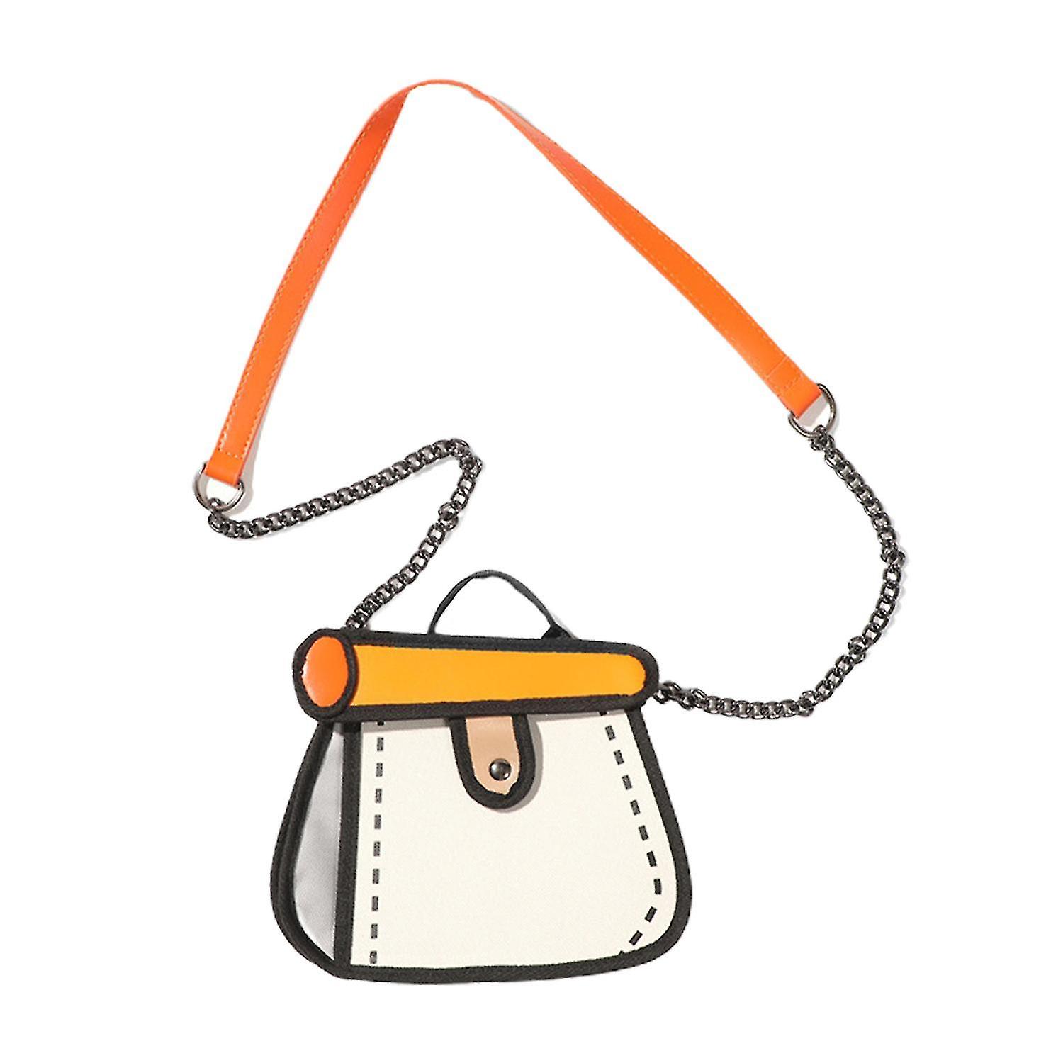 Shoulder Bag 2D Cartoon Messenger Bag for Dating