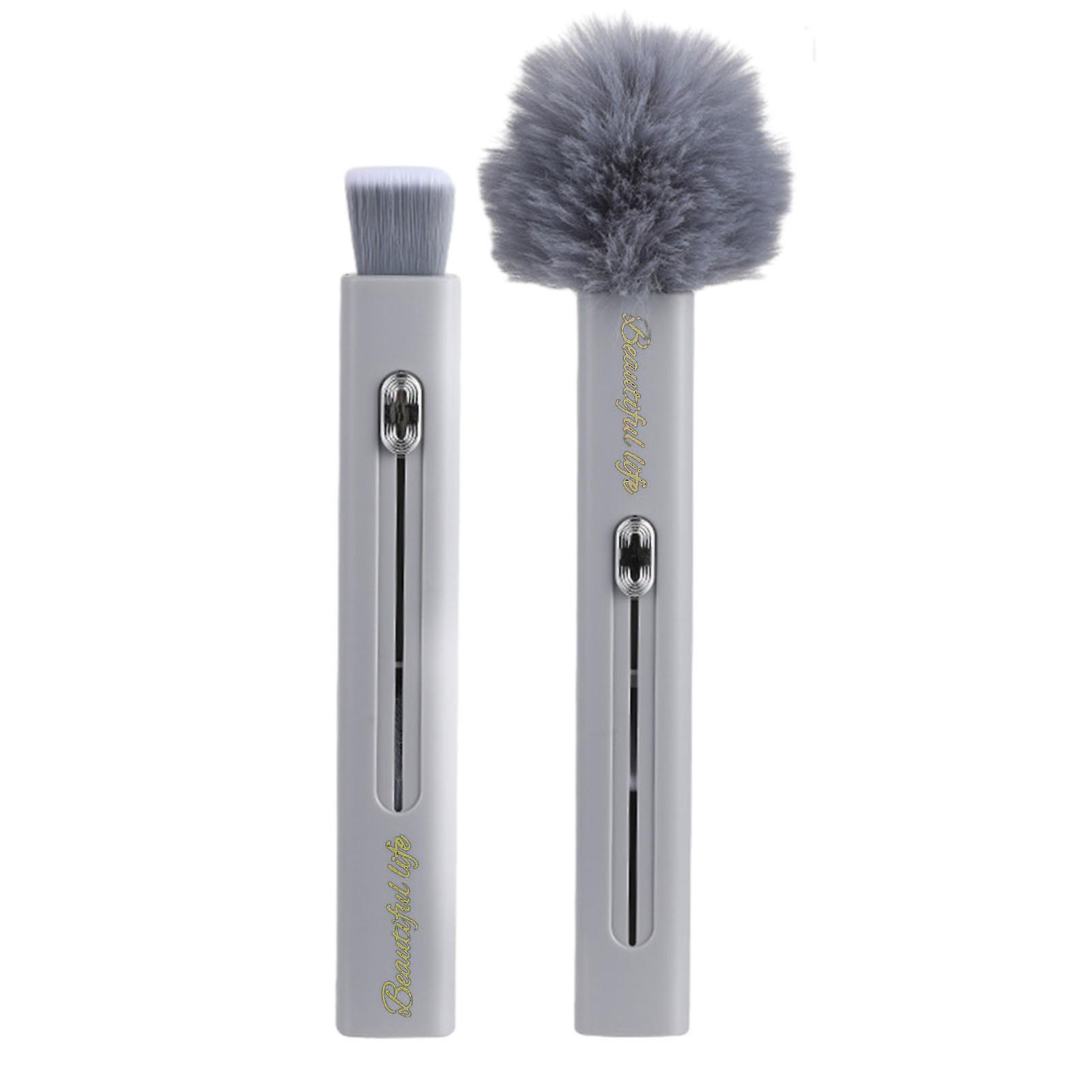 Round Head Dusting Duster Push-pull Portable Washing Duster for Fan