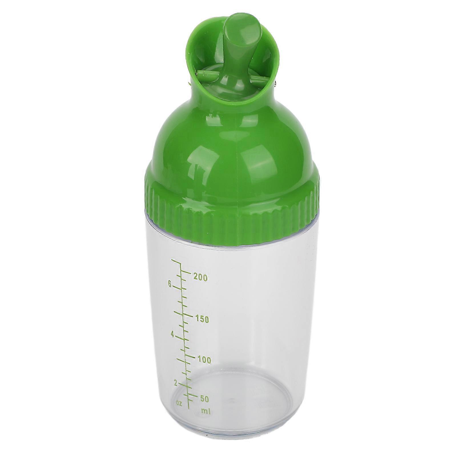 200ml Σέικερ Σάλτσας Σαλάτας BPA ελεύθερος αποτρέπει τη διαρροή Σαλάτα Dressing Βάζο με Καπάκι για KitchenGreen