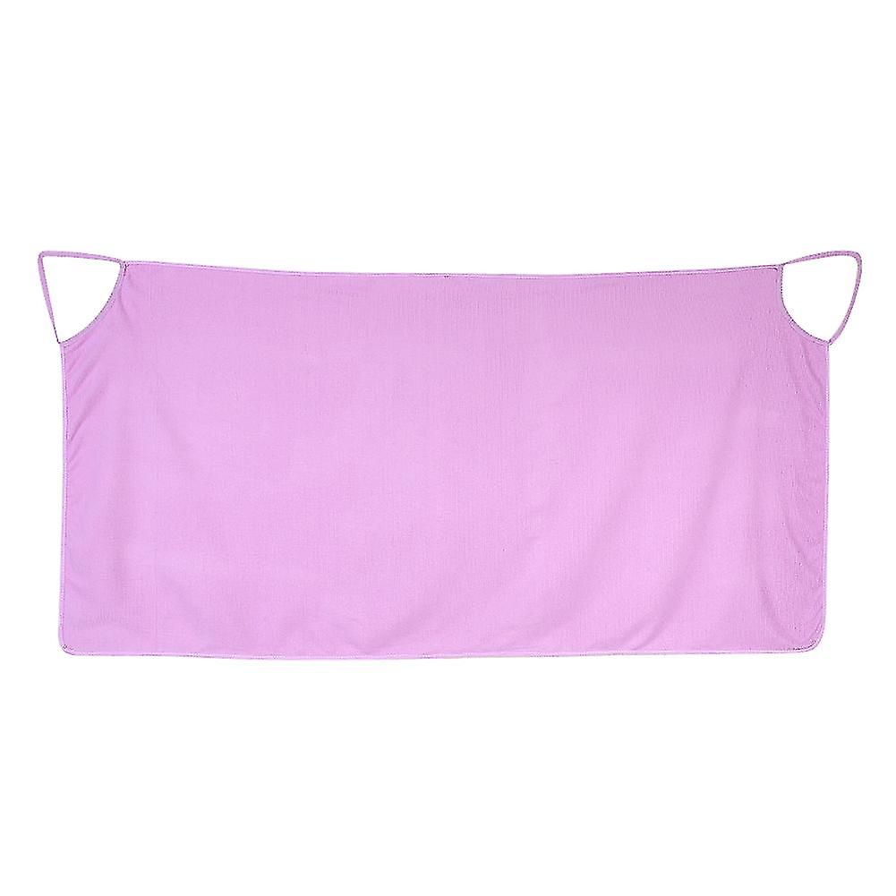 Serviette de bain portable en microfibre ultra-douce violet 70x140cm Écharpe de plage multifonctionnelle Sangle légère à séchage rapide de 200g