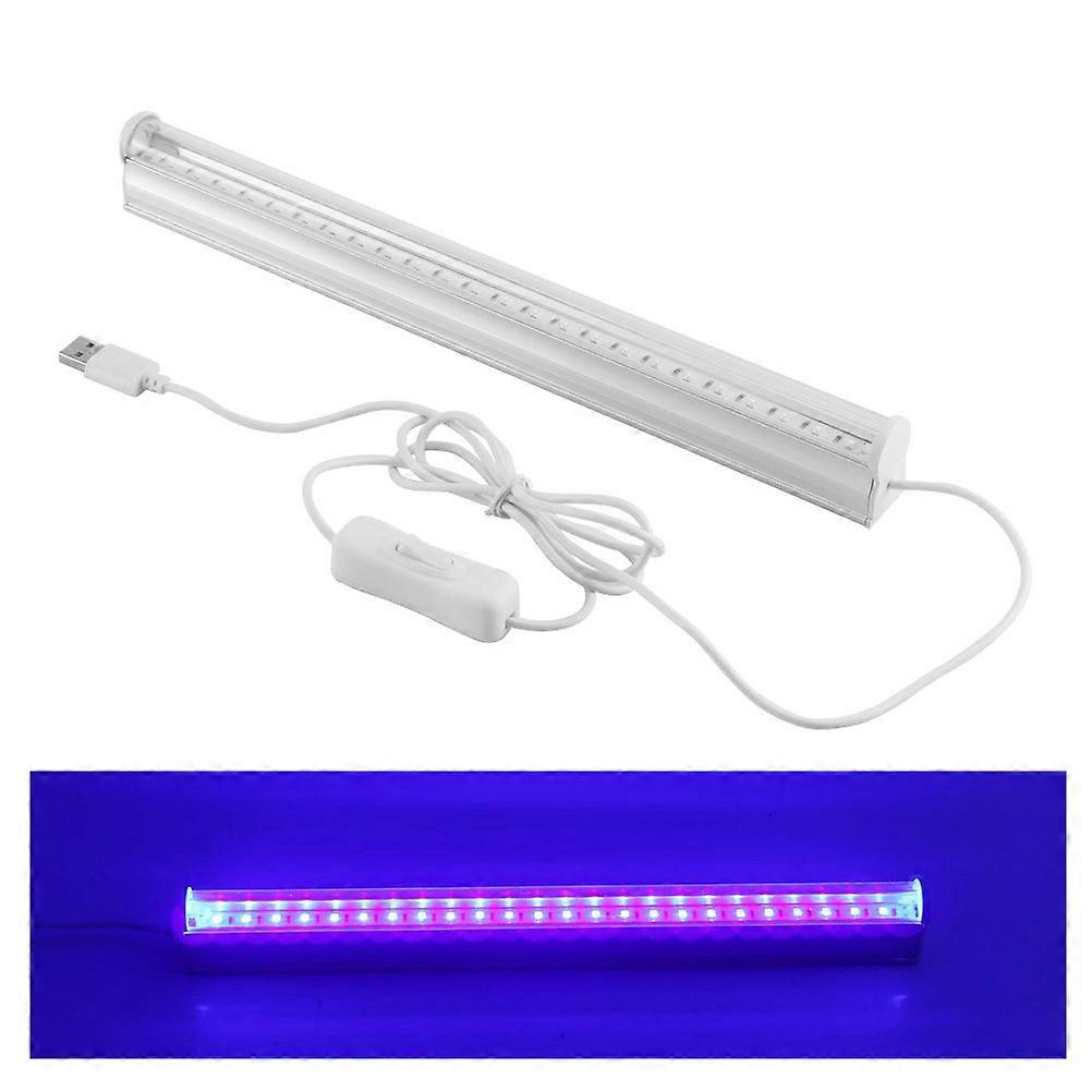 Ultra-Bright Led Blacklight Strip For Larger Spaces, Uv Light For Glow Party Magnetic Installation Black Light Plug-And-Play, Ideal For Performances