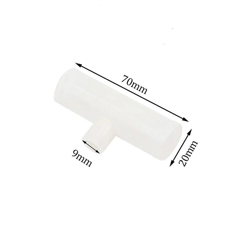 30 Pcs/lot Automatic Quail Drinker Chicken Duck Waterer Bowl Straight Pipe With Yellow Nipple Farm Poultry Drinking Water System