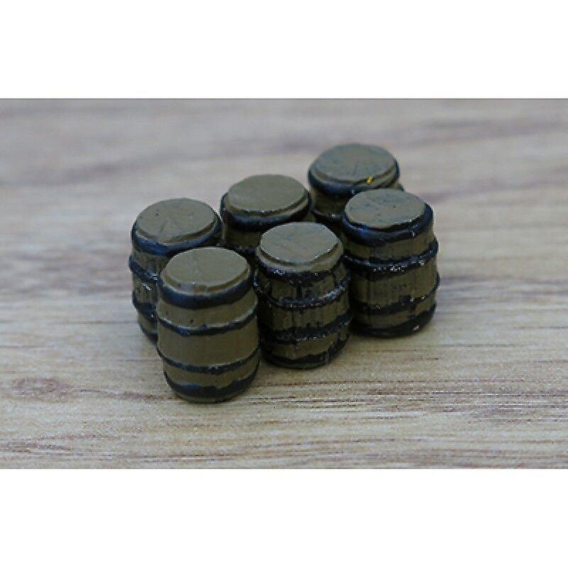 P&D Marsh PDZ51 PD Marsh OO Gauge Barrels (6) OO (1/76) Metal Painted Loads Scale model