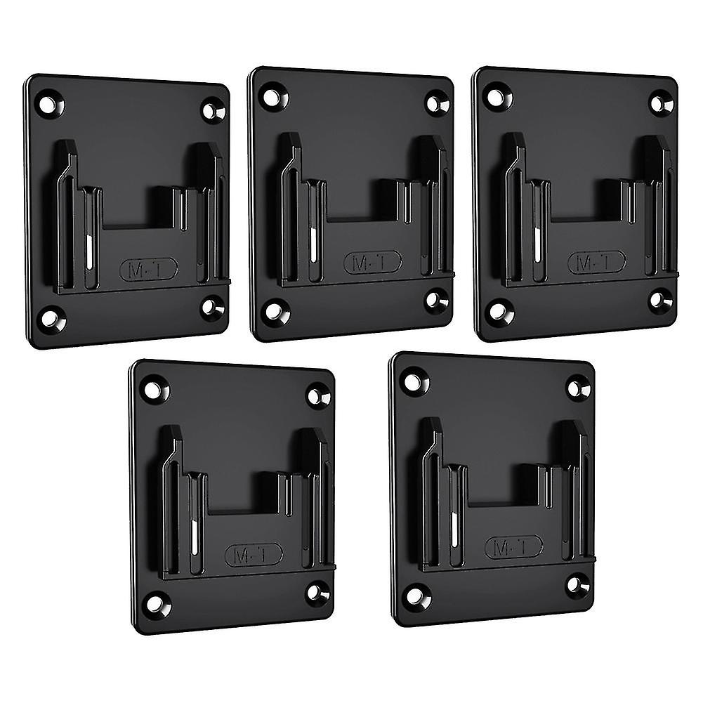 5pcs Wall Mount Machine Storage Rack Electric Tool Holder Bracket Fixing Devices Fit For Tool Base