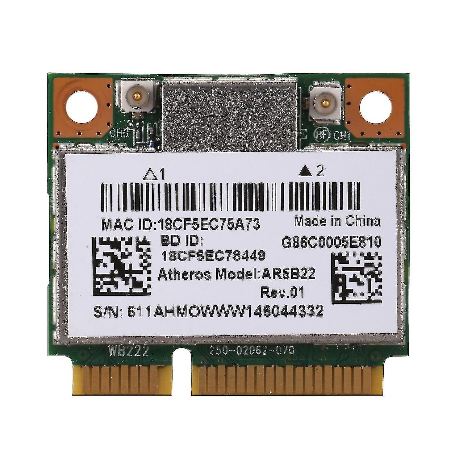 Ar5b22 2.4/5ghz Dual Band Wifi Card 802.11ac Bluetooth 4.0 Wireless Wlan Card For Lenovo Y400 Y500