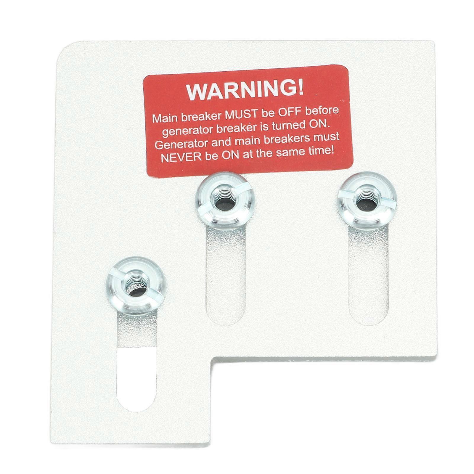 Generator Interlock Kit SD200A Aluminum Alloy Main and Generator Circuit Breaker Interlock Kit