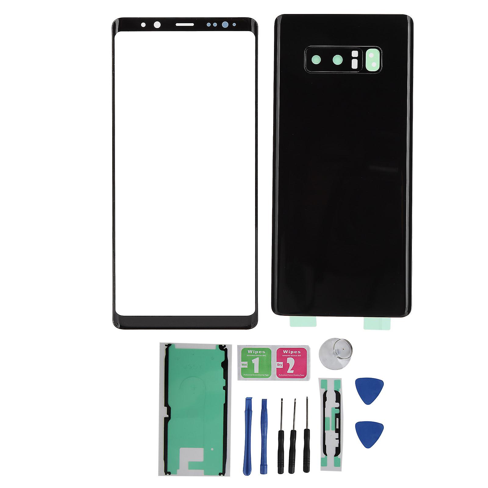 Durable Glass Outer Screen & Battery Back Cover for Samsung Note8/N950 with Tools