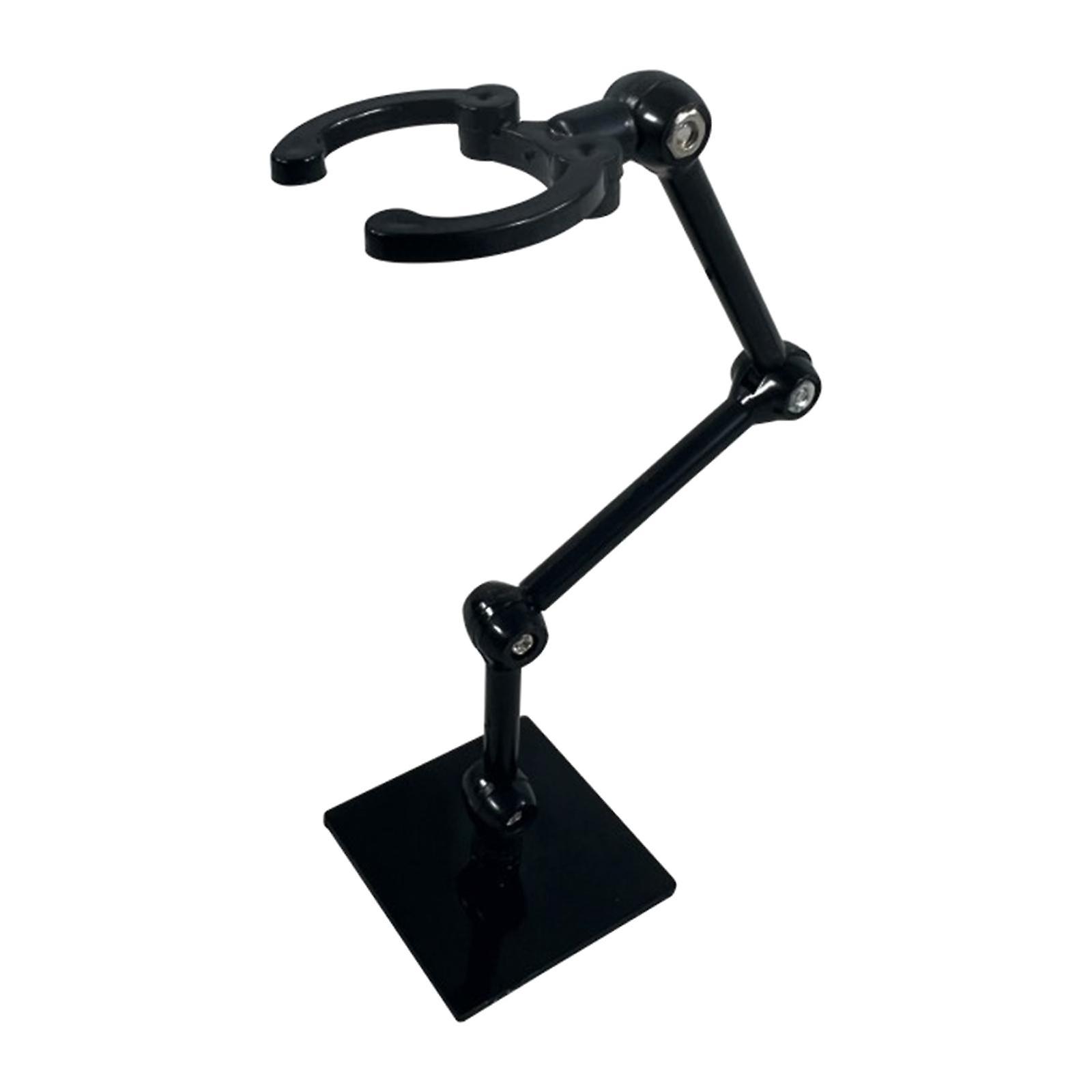 Hobby Action Base Display Stand Flexible Adjustable for 6'' Doll Black