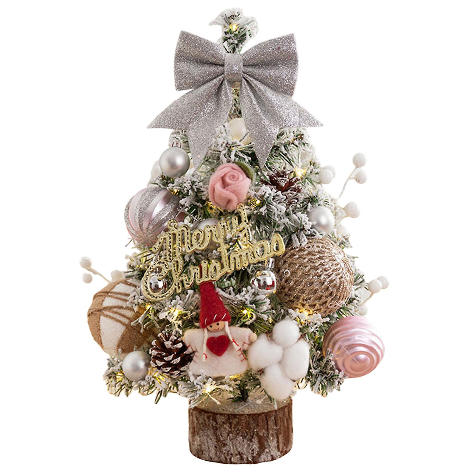 Tabletop Christmas Tree Add Atmospheres Xmas Tree Decor For Family Friend Neighbor Gift