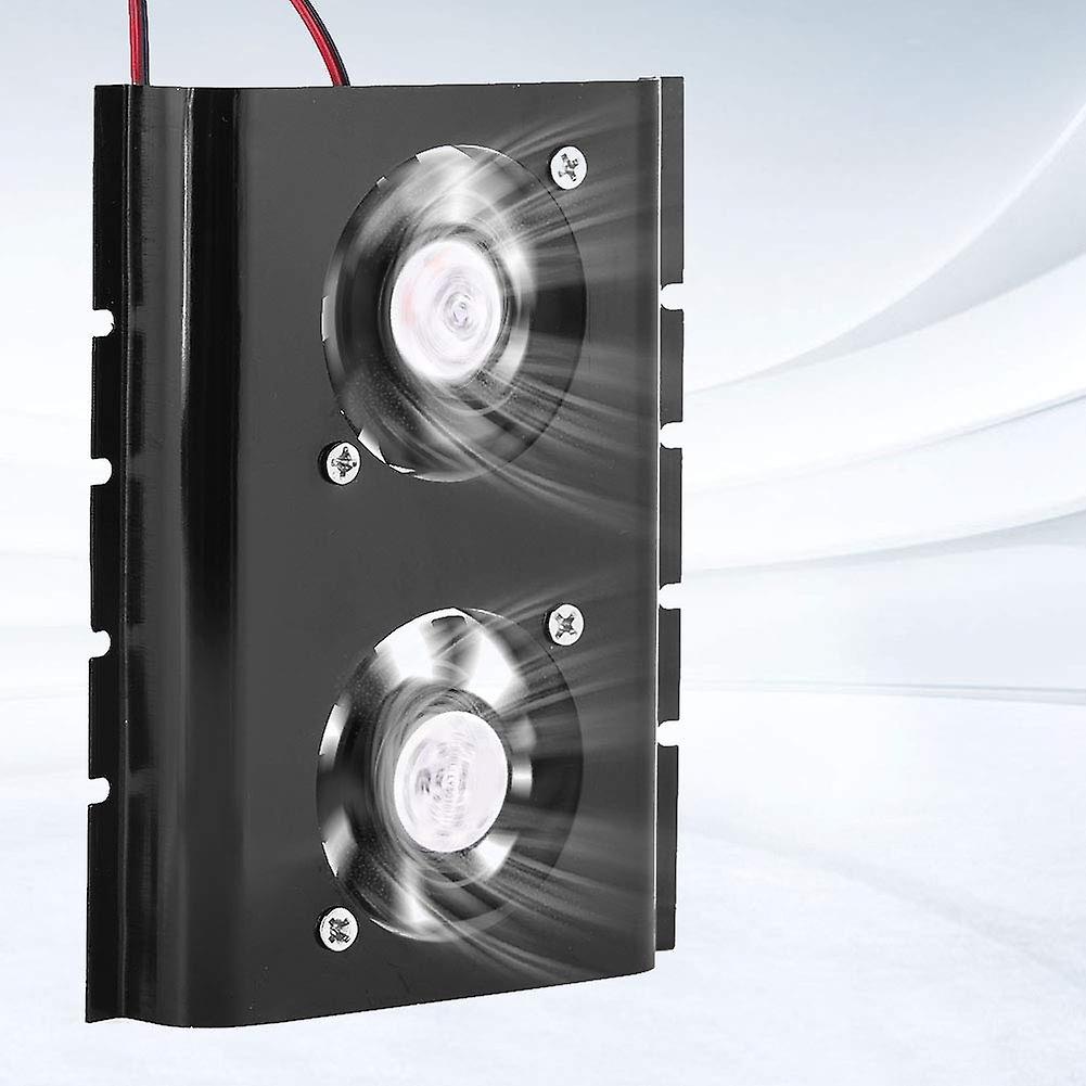 HDD مروحة مزدوجة تبريد المبرد، 3.5 "محرك الأقراص الصلبة مروحة تبريد برودة نغمة ذهبية، مبرد القرص الصلب ل