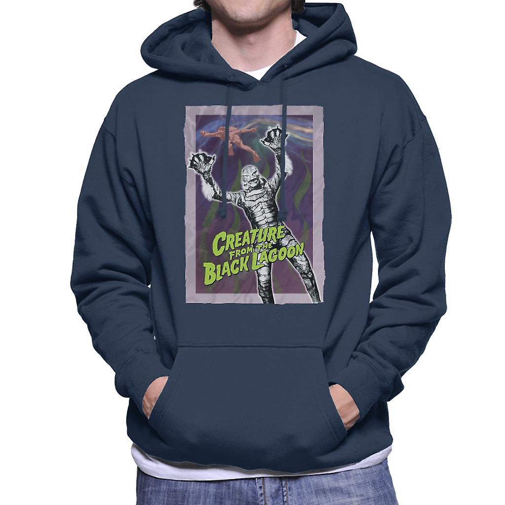 Creature From The Black Lagoon Diver Frame Men's Hooded Sweatshirt