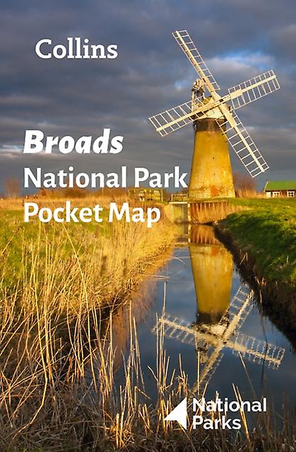 Broads National Park Pocket Map by Collins Maps Paperback Book