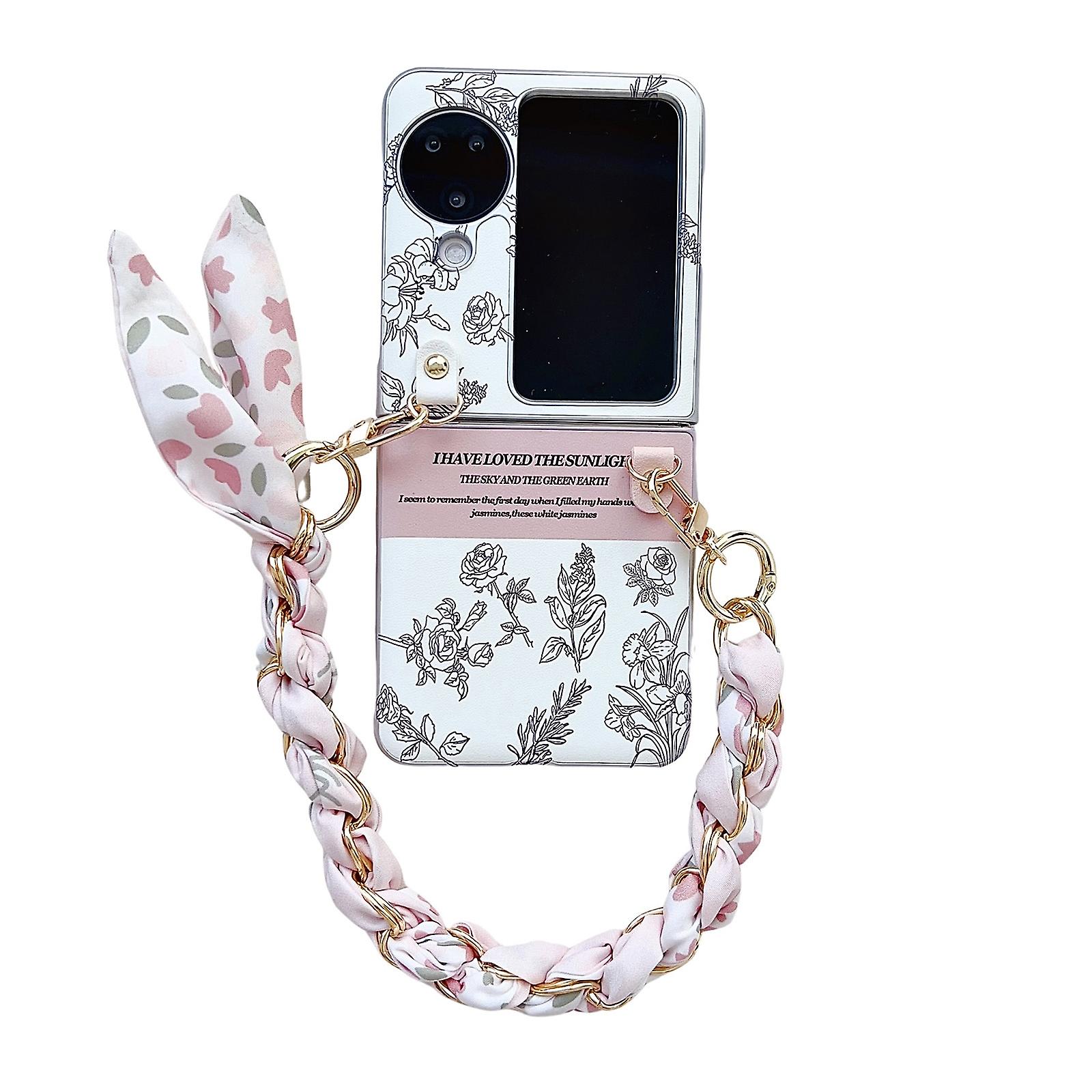 Pearlescent Paint Painted PC Case For OPPO Find N3 Flip