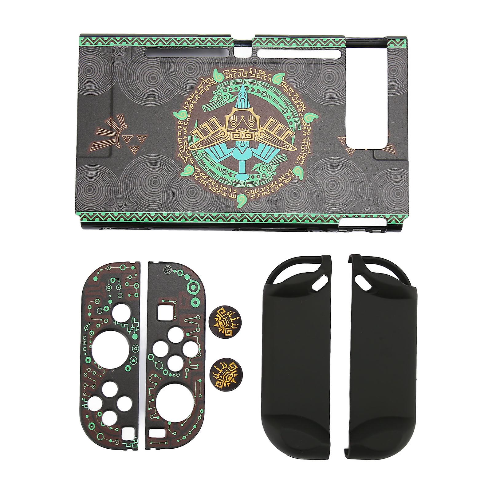 Switch Protective Case with Grip - Ergonomic Design, Thumb Stick Caps, Full Protection