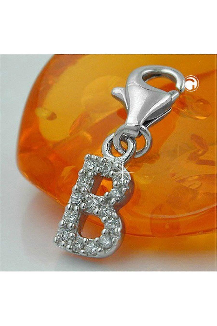 Pendant Charm Letter B Silver 925 - Gl90881