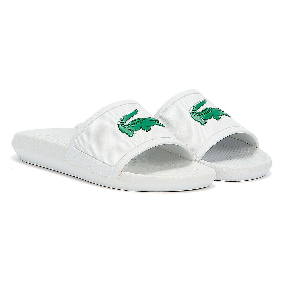 Lacoste Croco 119 1 Mens White / Green Slides