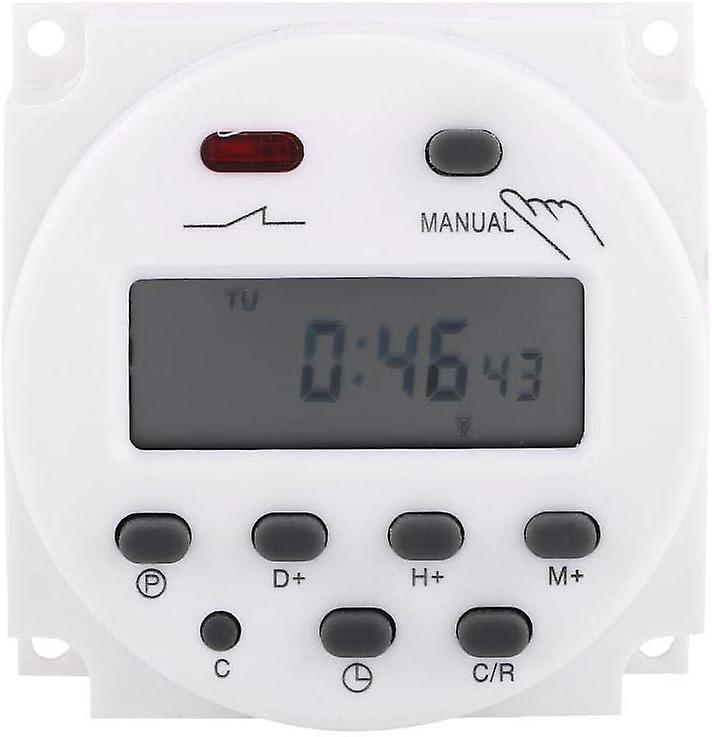 LCD Digital Timer Weekly Programmable Microcomputer Time Switch 17on17off Relay Timer(24V)