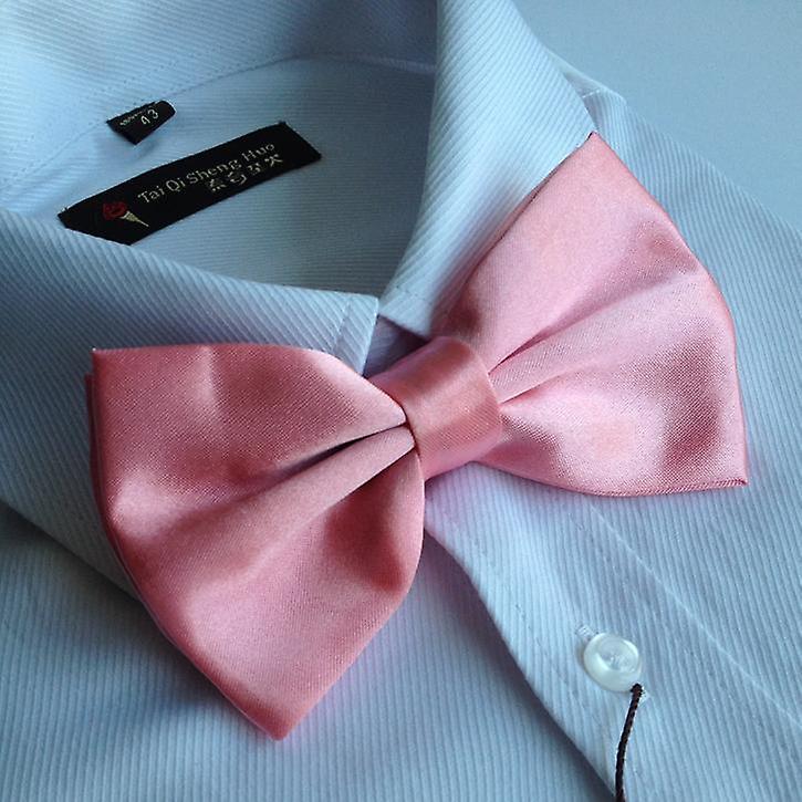 solid mens bow tie for men blue bowtie