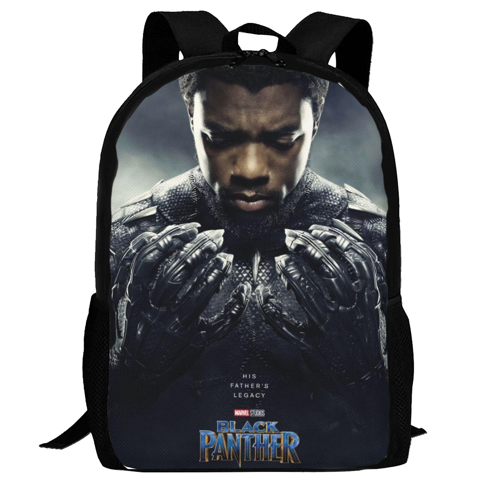 Black Panther Backpack,Laptop Backpack Lightweight Casual DaypackMulti-Function Travel Backpack
