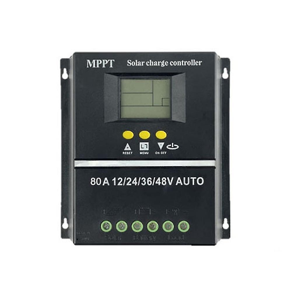 80a Mppt/pwm solar charge controller 12v/24v/36v/48v automatic controller tool solar photovoltaic ba