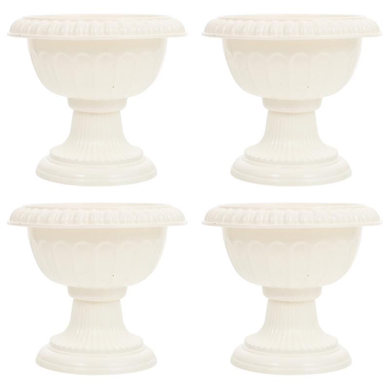 4pcs Grecian Flower Pots