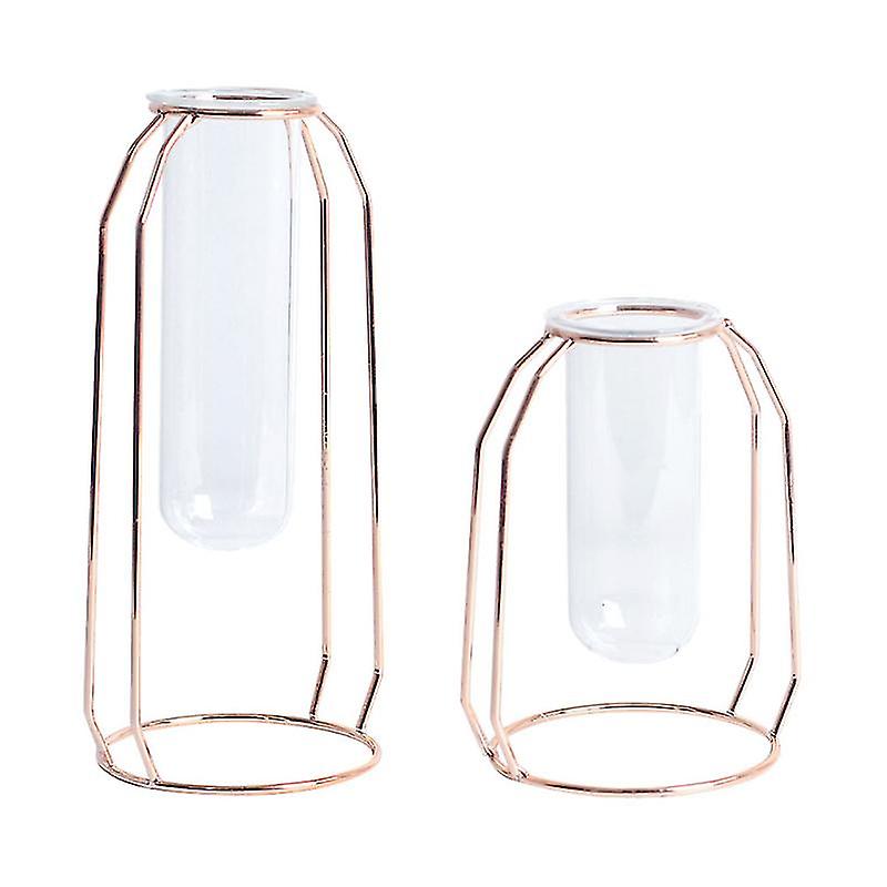 Glass + Metal Storage Holder For Decoration