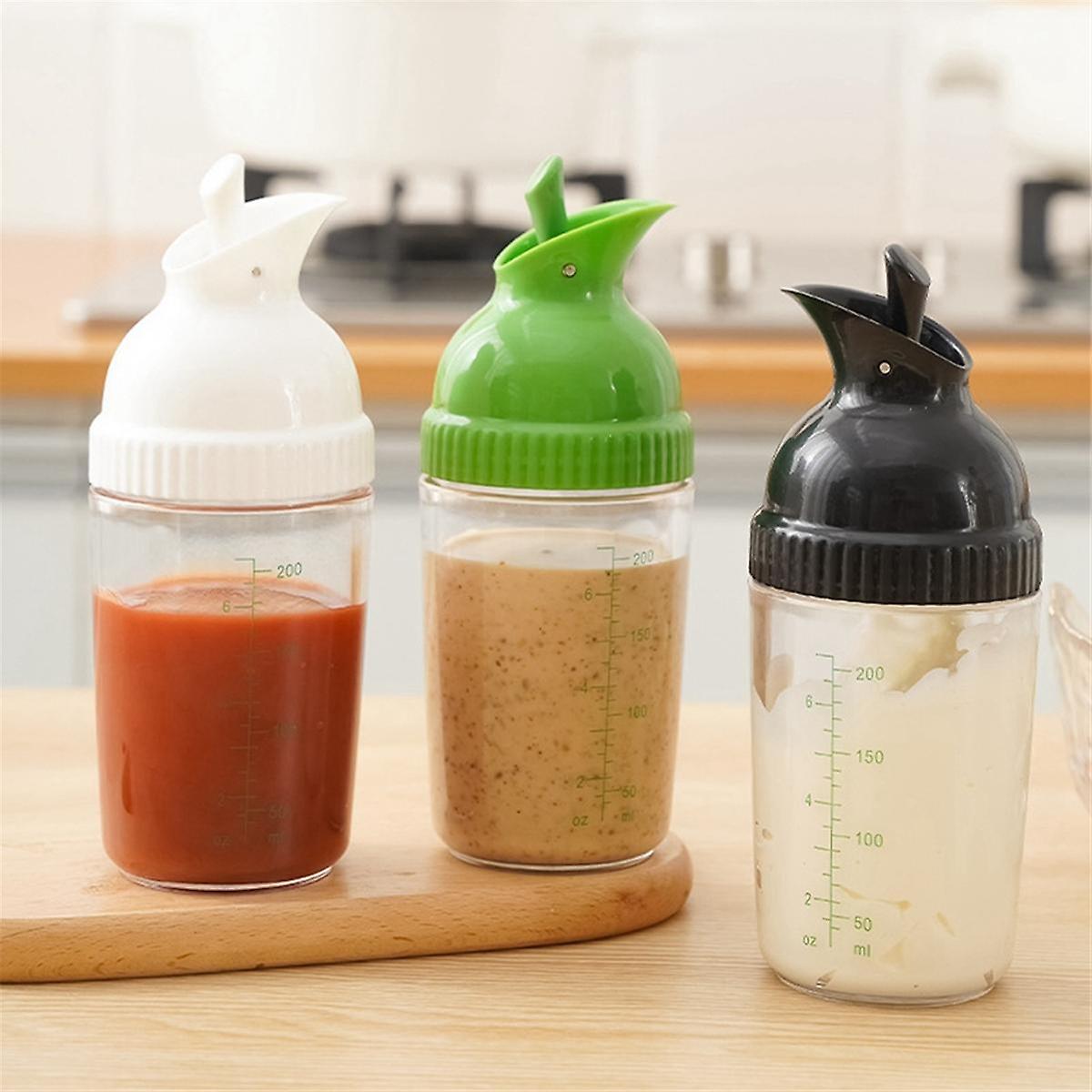 Salatdressing-Behälter, Salatdressing-Flaschen Salatdressing-Shaker ... Salatdressing-Behälter, Salatdressing-Flaschen Salatdressing-Shaker ...